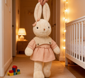 Lily Rabbit Plush - Long-Eared Comfort Doll & Sleeping Pillow