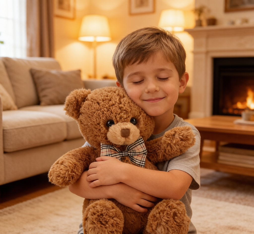 Claire Teddy Bear Plush - Super Soft Hugging Pillow
