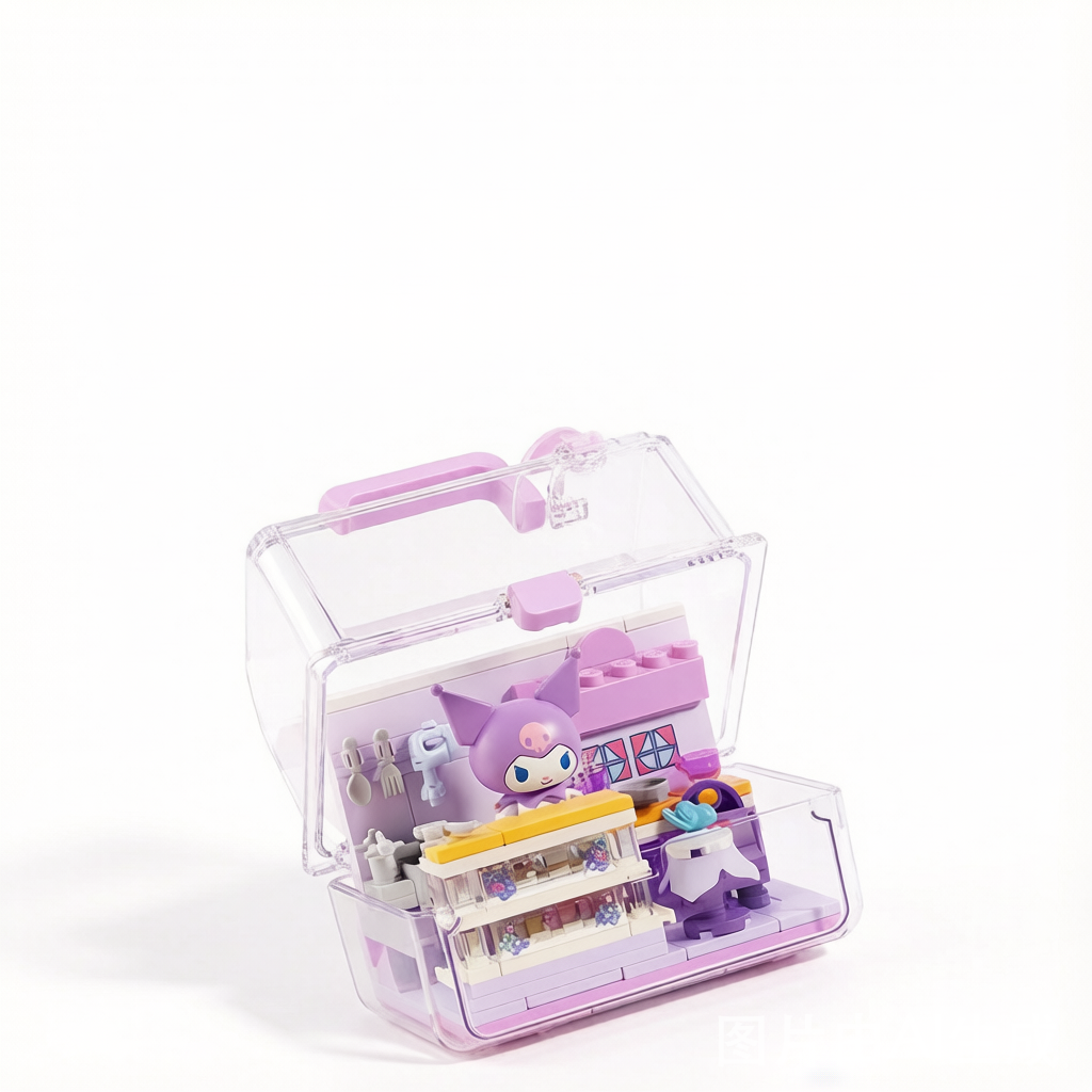 AREAX Sanrio Hello Kitty Fruity Store Building Blocks - Cute Assembly Toy Set
