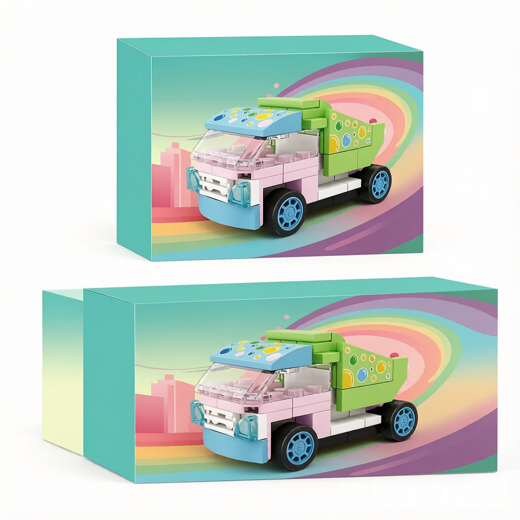 Fire Truck & Police Car Building Blocks Set - 8-in-1 Combo Assembly Toy