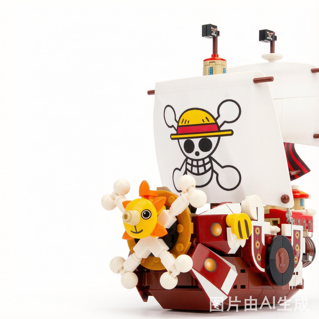 One Piece Thousand Sunny Pirate Ship Building Blocks - Chopper Figure Set