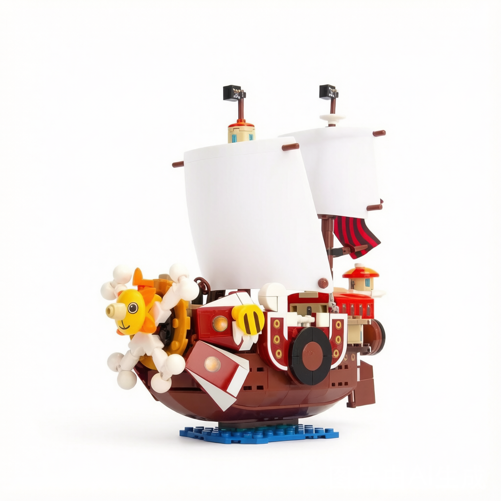 One Piece Thousand Sunny Pirate Ship Building Blocks - Chopper Figure Set