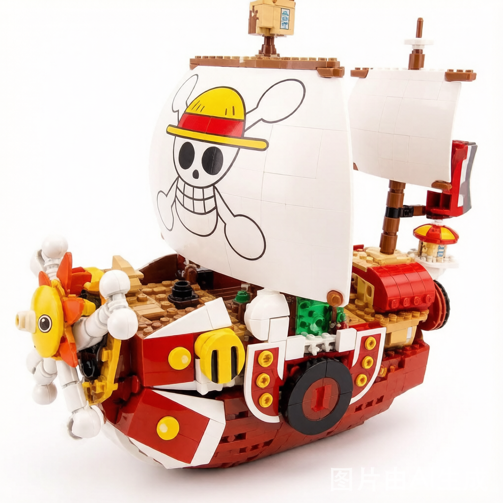One Piece Thousand Sunny Pirate Ship Building Blocks - Chopper Figure Set