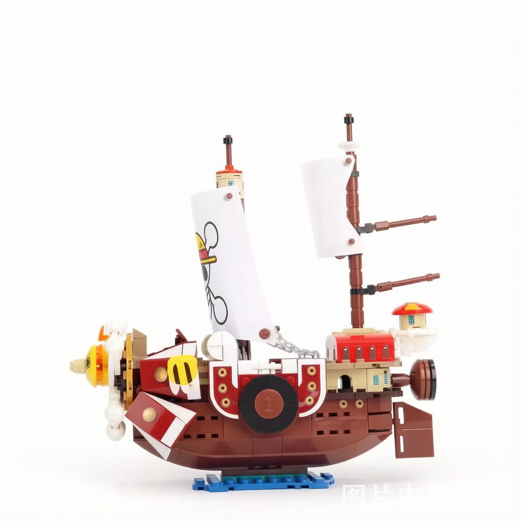 One Piece Thousand Sunny Pirate Ship Building Blocks - Chopper Figure Set