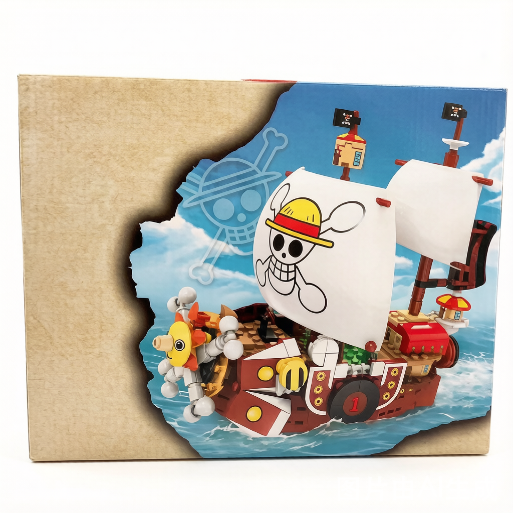 One Piece Thousand Sunny Pirate Ship Building Blocks - Chopper Figure Set