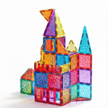 Diamond Magnetic Building Blocks - Colorful Strong-Magnet STEM Toy Set