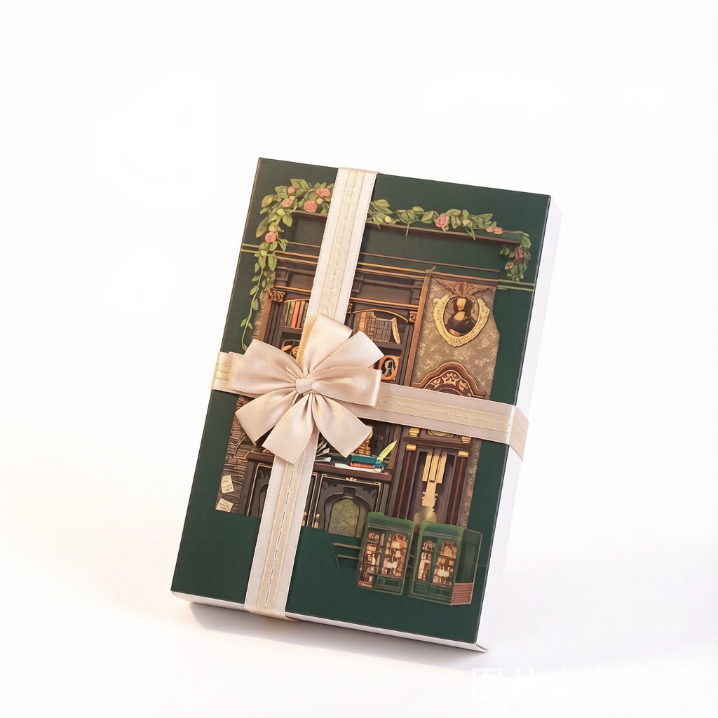 CuteBee DIY Owl Bookstore Miniature House - Handcrafted Dollhouse Kit