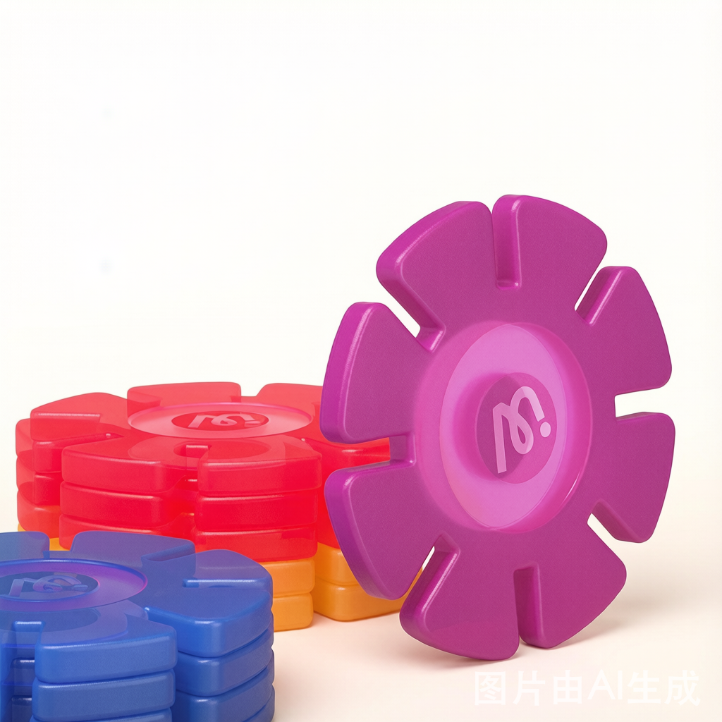 mideer Milu Snowflake Puzzle Building Blocks - Large Thickened Educational Toy