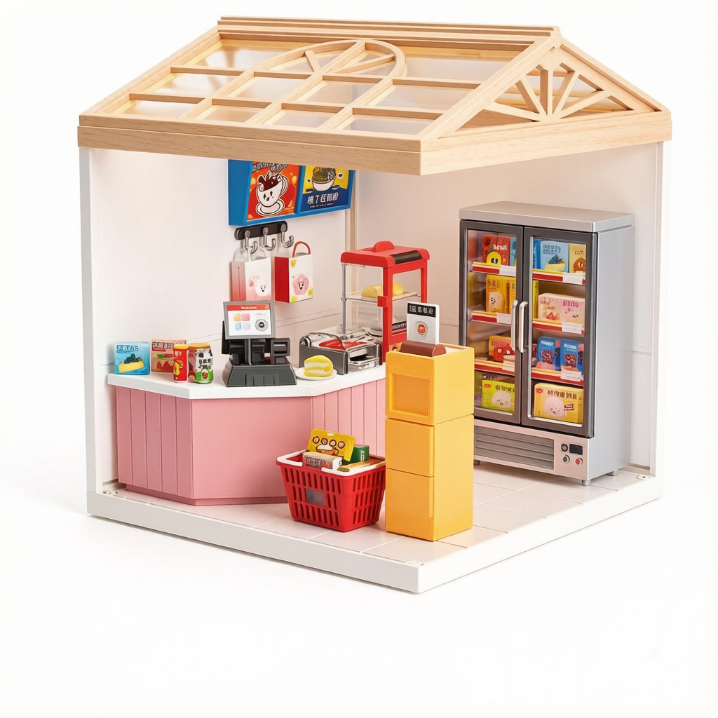 Small Town Diary DIY Miniature House - Handmade Super World Dollhouse Kit