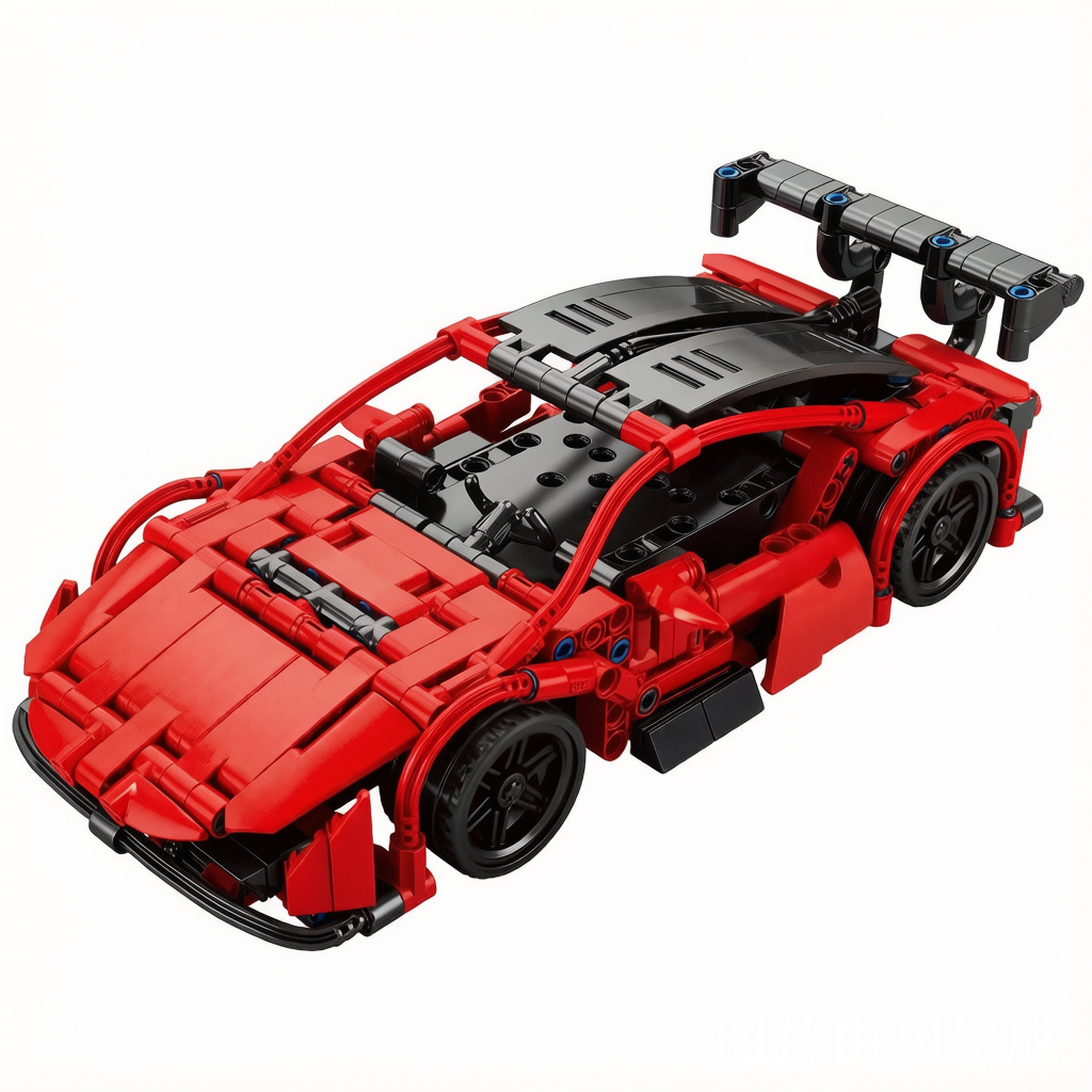 Aoke Remote Control Building Block Car - Electric Assembly Model Toy