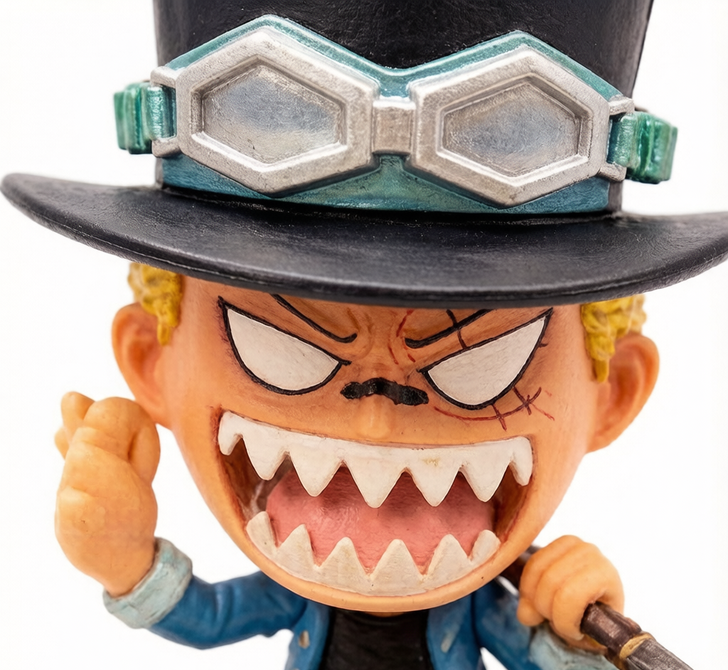 One Piece Figure Set - Luffy, Zoro & Ace Collectible Ornaments