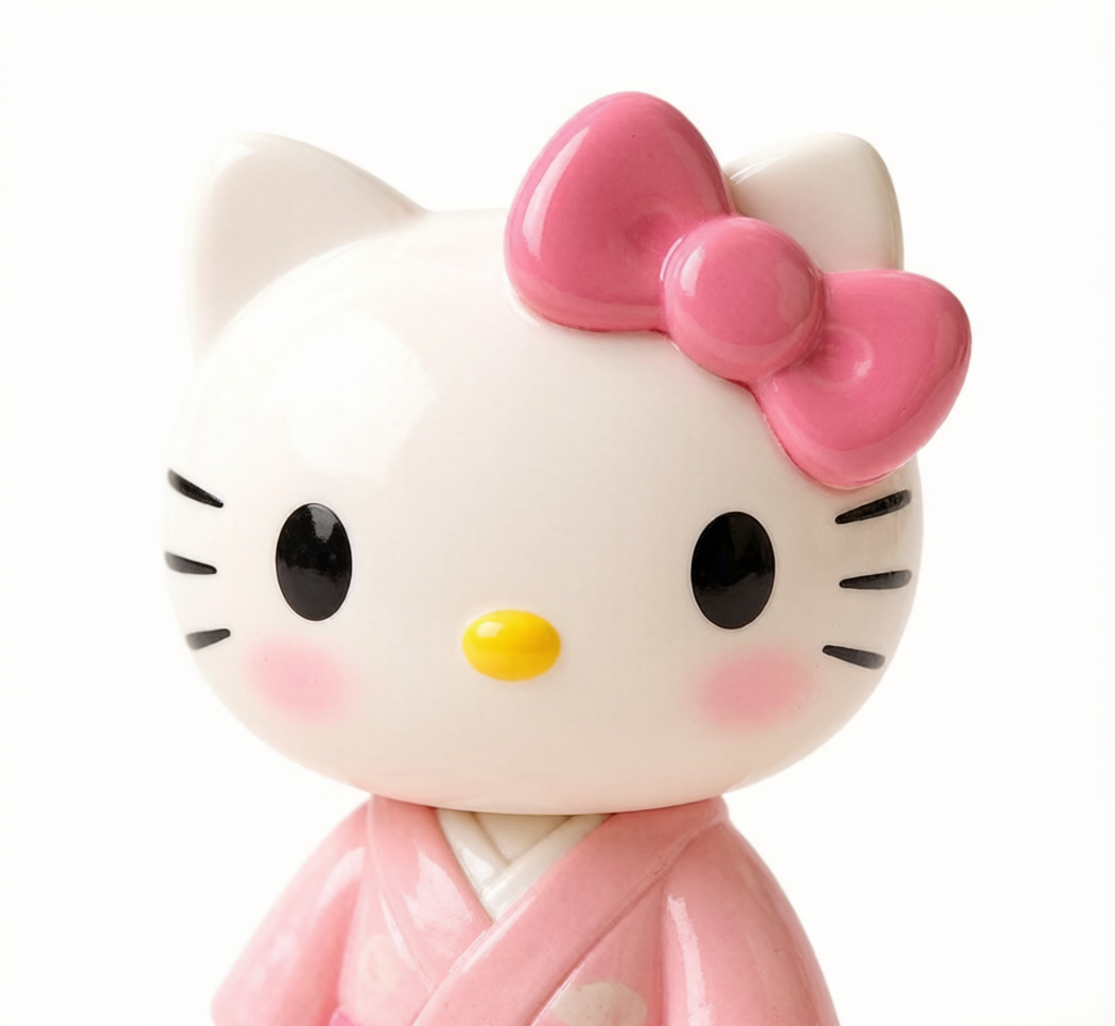 KT Cat Figure Ornament - Cute Car & Desk Decoration
