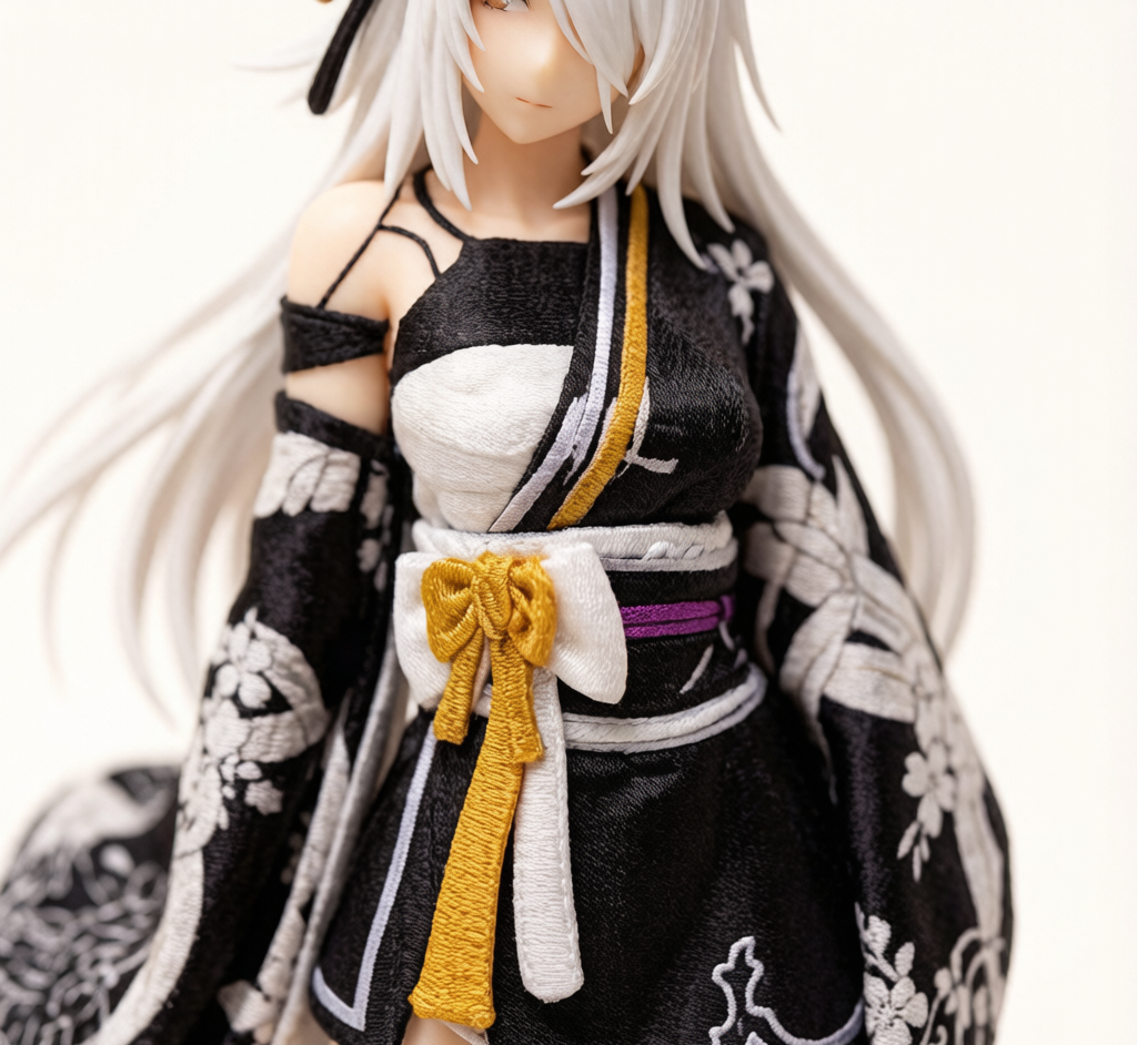 Kimono 2B & A2 Sitting Figure - Collectible Anime Statue