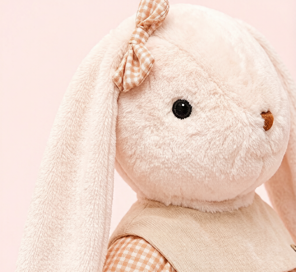 Lily Rabbit Plush - Long-Eared Comfort Doll & Sleeping Pillow