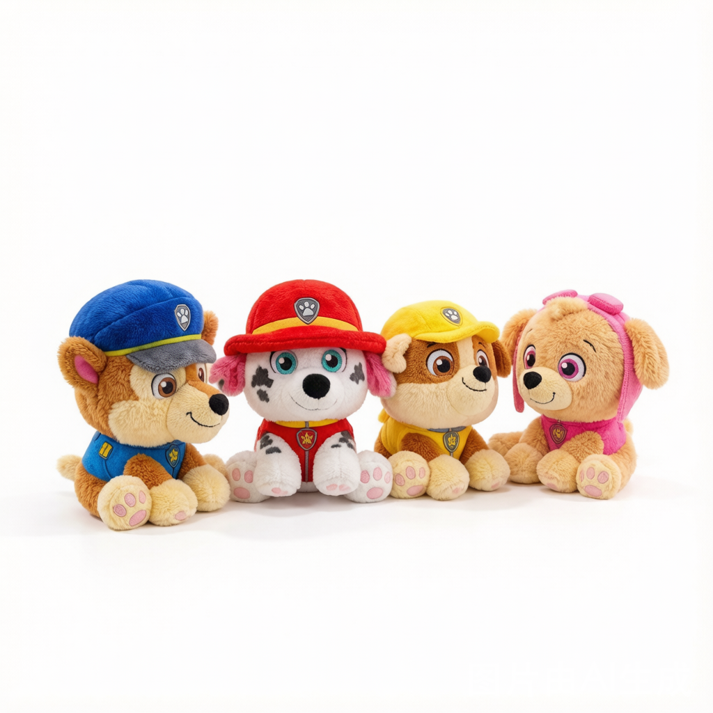 Hero Patrol Dog Plush Set - Collectible Team Dolls