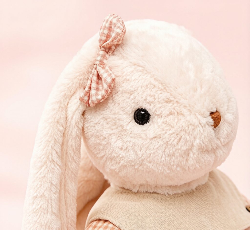 Lily Rabbit Plush - Long-Eared Comfort Doll & Sleeping Pillow