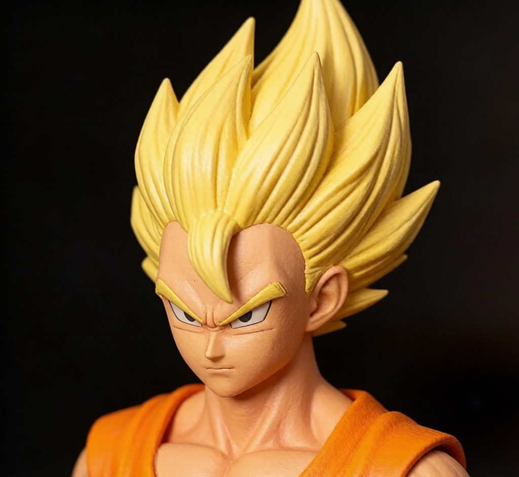Z Warrior Hero Figurine - Double-Headed Collectible Statue