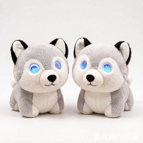 AI Talk Companion Husky & Bear Plush - Emotional Robot Doll