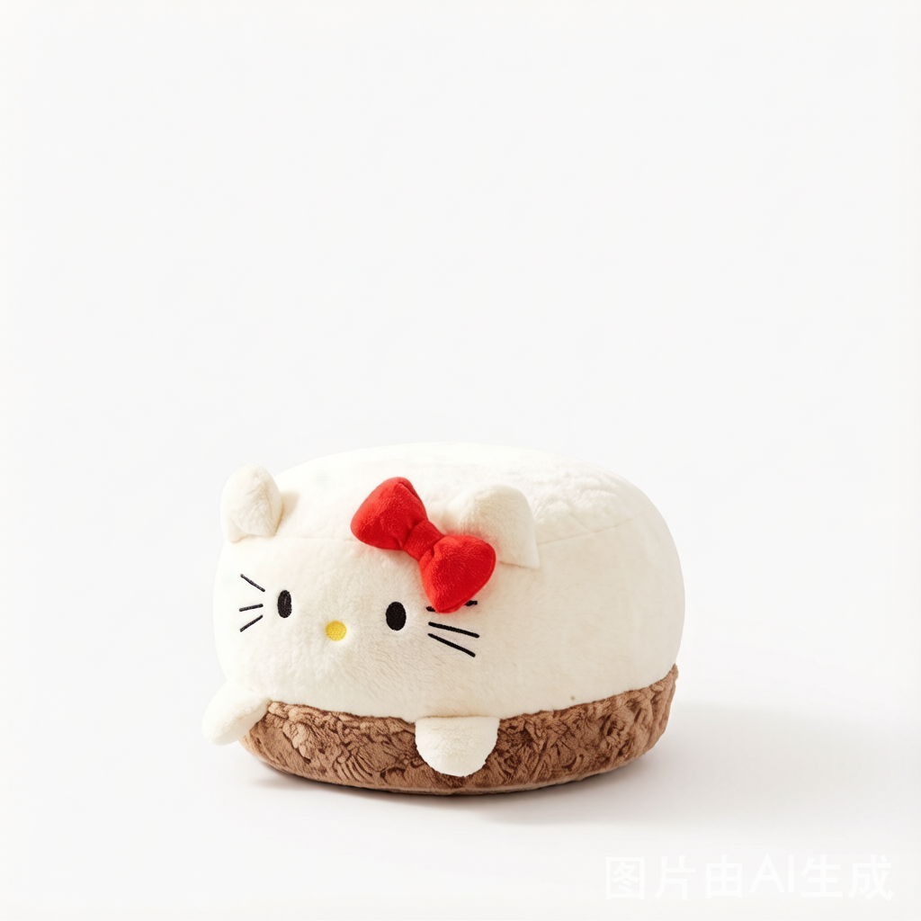 Kitty Plush Floor Cushion - Tatami Bay Window Mat