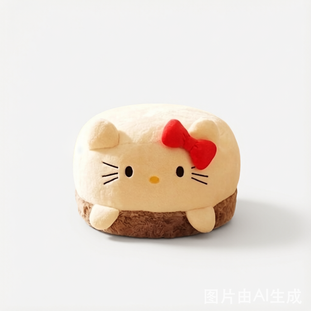 Kitty Plush Floor Cushion - Tatami Bay Window Mat