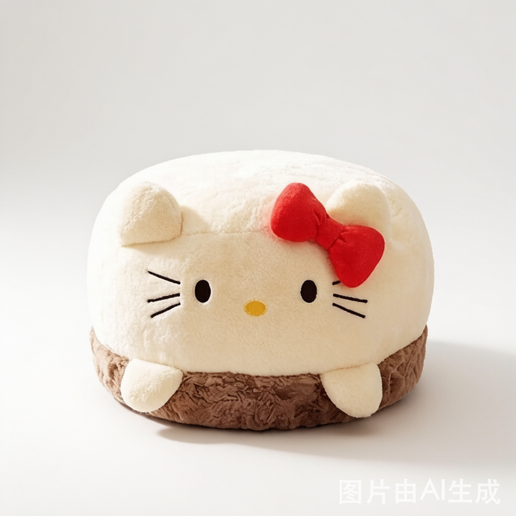 Kitty Plush Floor Cushion - Tatami Bay Window Mat