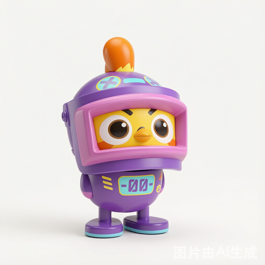 Photon Chicken Bobblehead Blind Box Figurine - Desktop Decor Collectible