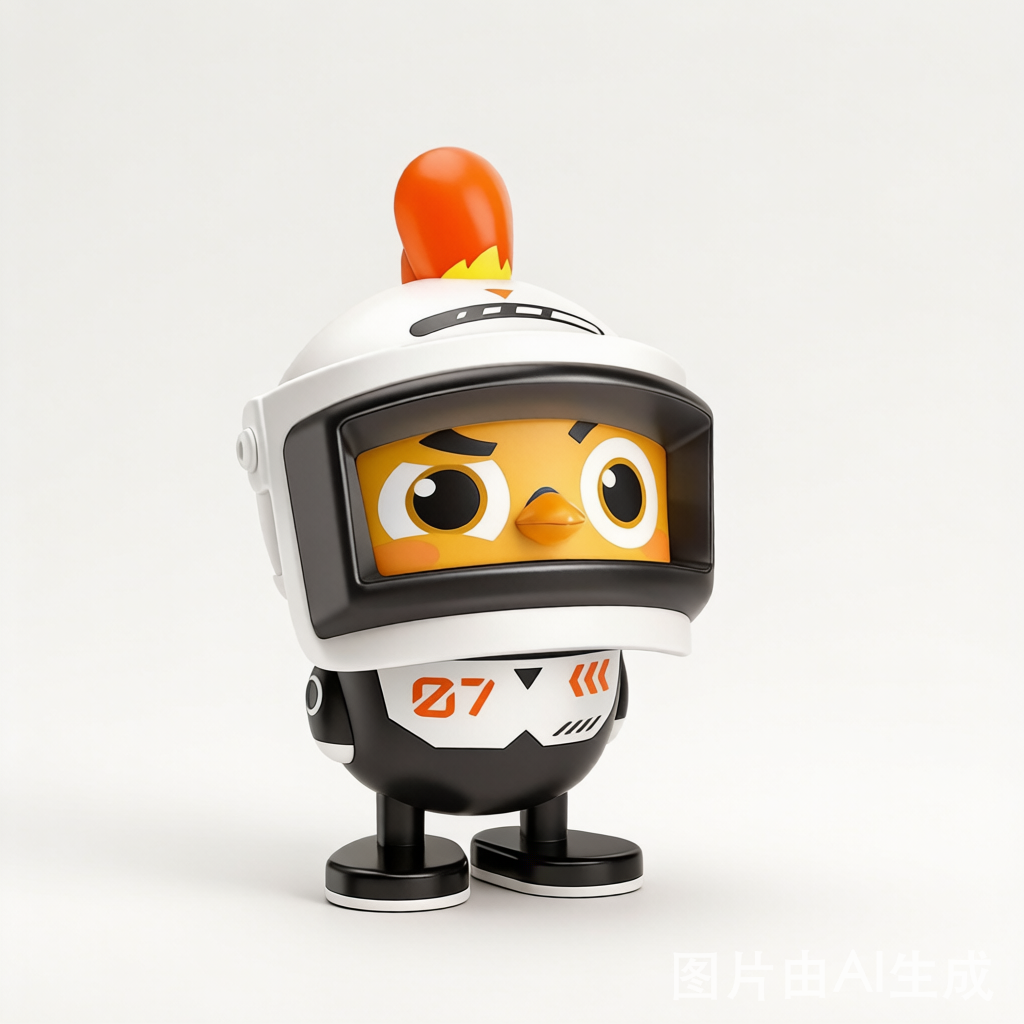 Photon Chicken Bobblehead Blind Box Figurine - Desktop Decor Collectible