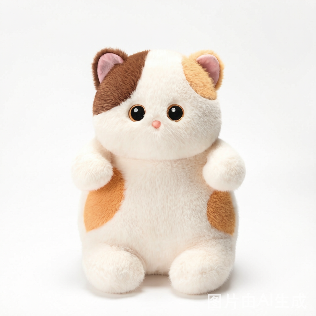 Bobova Calico Kitten Plush - Soothing Comfort Doll