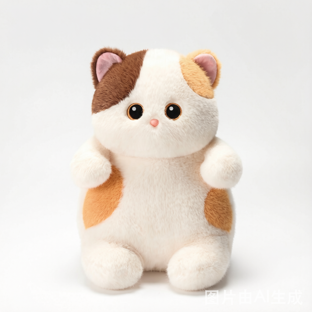 Bobova Calico Kitten Plush - Soothing Comfort Doll