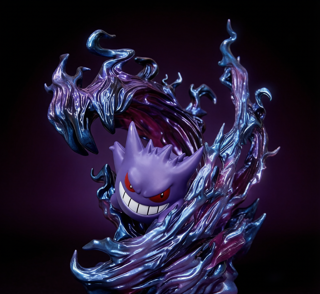 Gengar Figure Ornament - Boxed Collectible Character Statue
