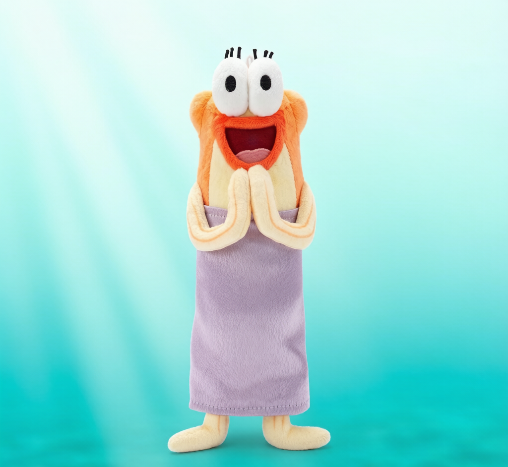Bikini Bottom Fish Plush - Funny Cartoon Pendant Doll