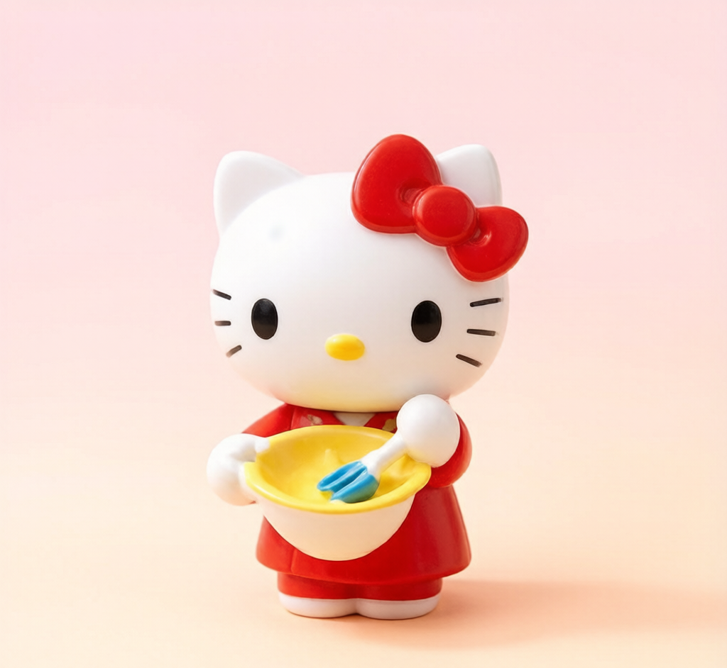 KT Cat Figure Ornament - Cute Car & Desk Decoration