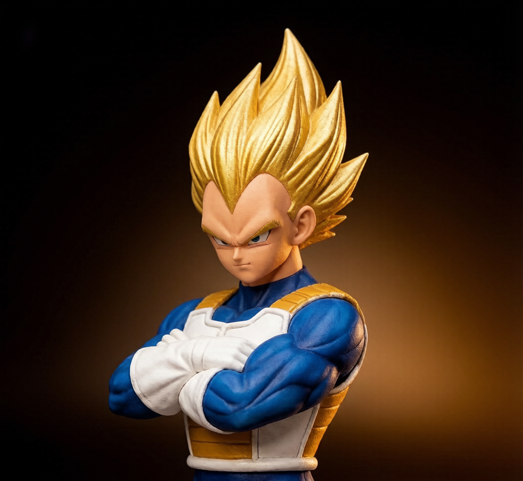 Z Warrior Hero Figurine - Double-Headed Collectible Statue