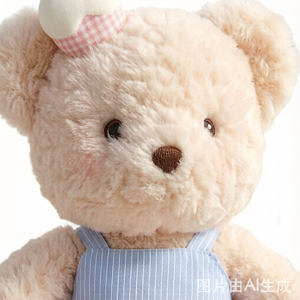 Snot Bear & Rose Bear Plush - Cute Companion & Bed Decor Doll