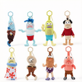 Bikini Bottom Fish Plush Keychain - SpongeBob-Inspired Pendant