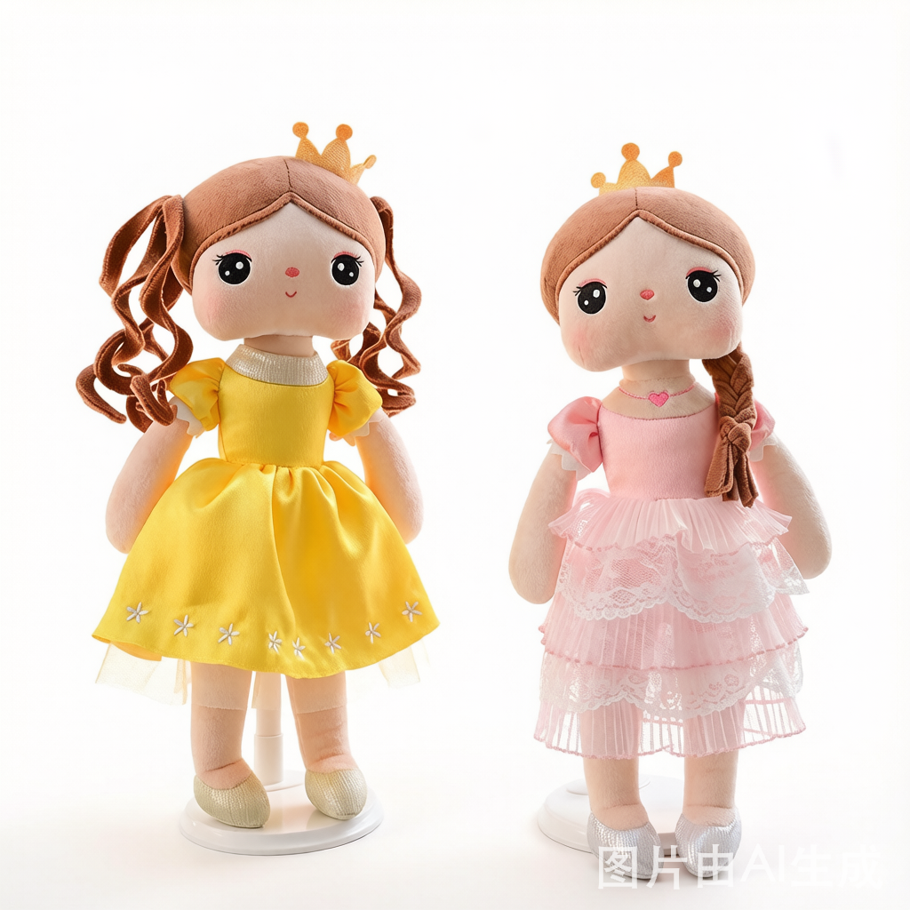 Fairy Tale Princess Angela Plush Doll - Storybook Gift for Girls