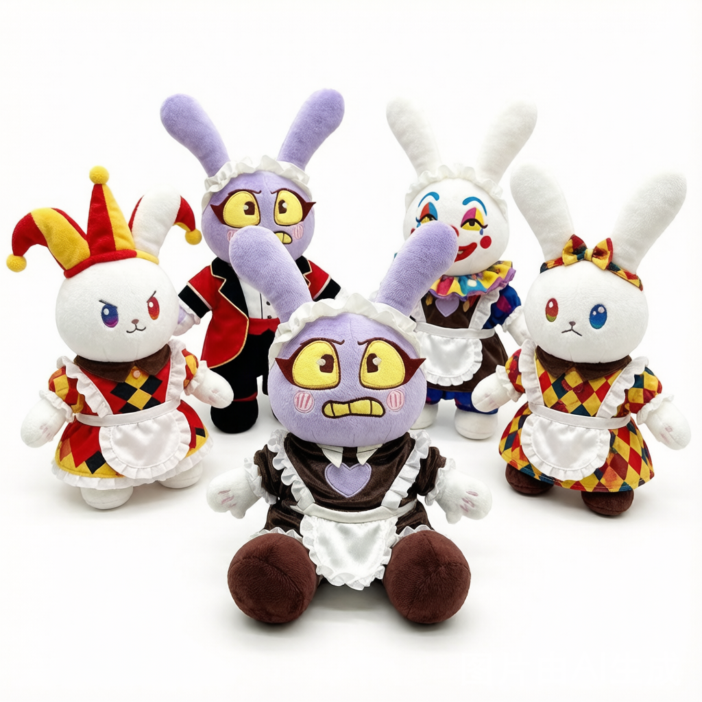 Circus Maid Rabbit Plush - Kawaii Bunny Doll