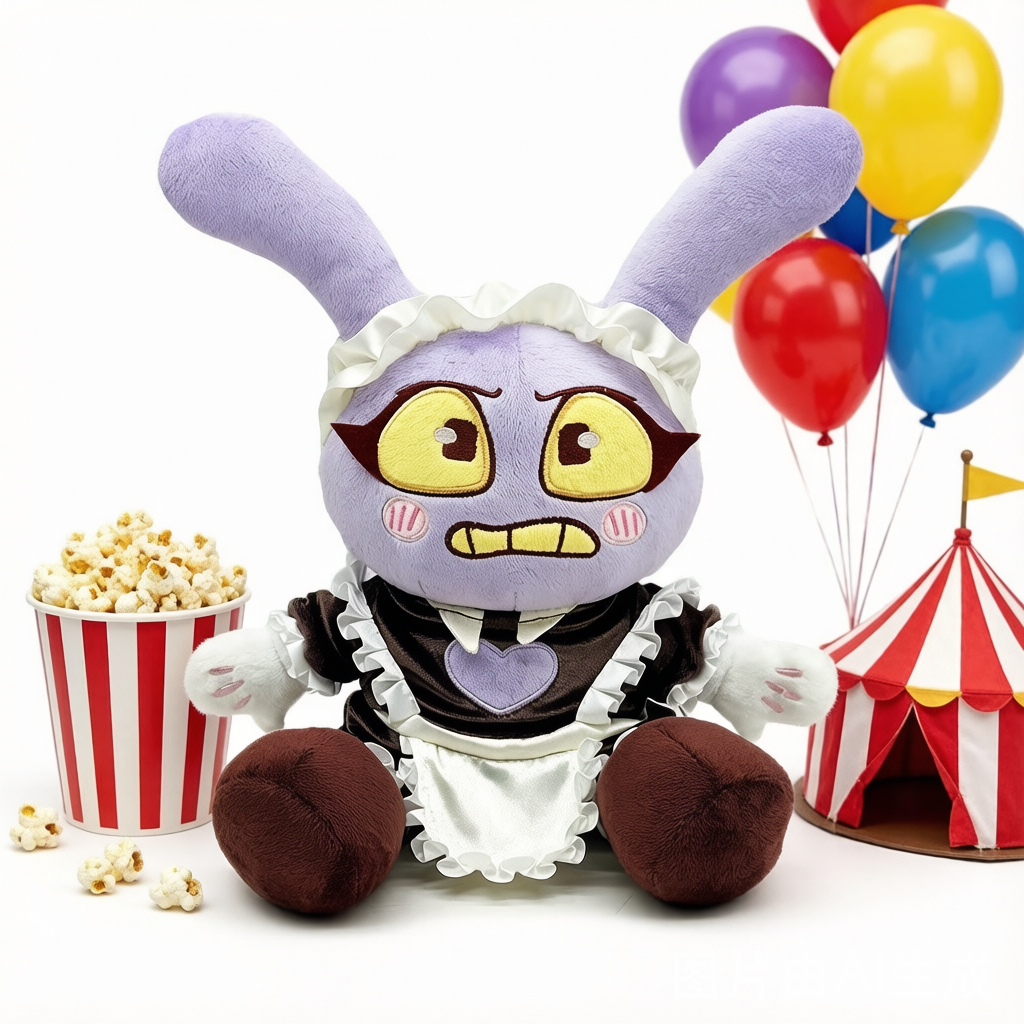 Circus Maid Rabbit Plush - Kawaii Bunny Doll