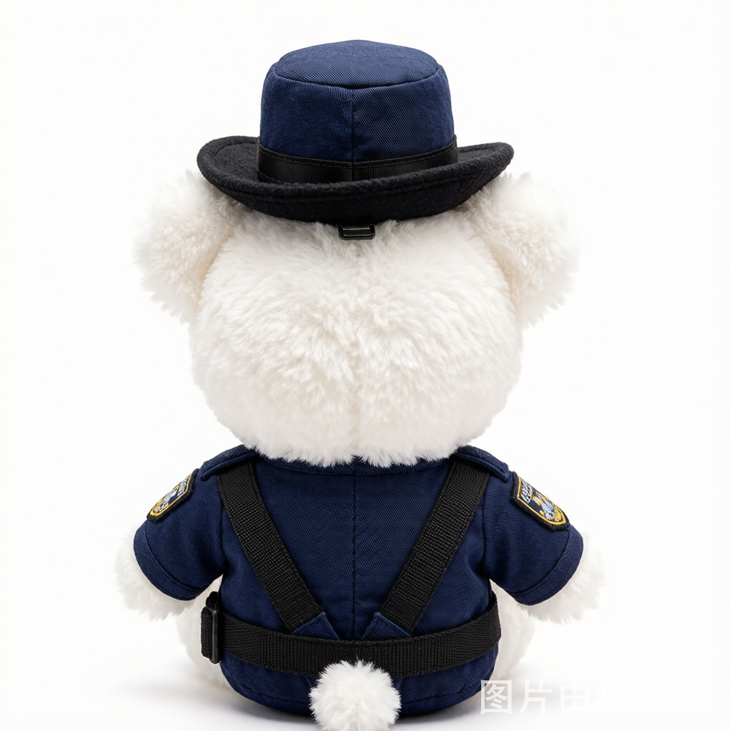 Police Bear Pen Holder Plush - Desk Organizer Buddy