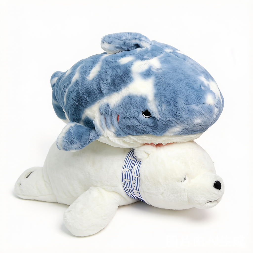 Ocean Buddy Sleeping Pillow Plush - Seal Dolphin Shark Collection