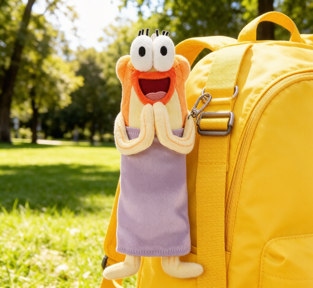 Bikini Bottom Fish Plush - Funny Cartoon Pendant Doll