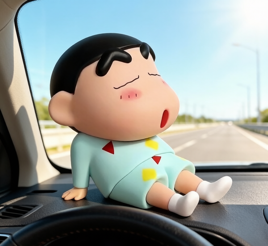 Crayon Shin-chan Phone Stand - Cute Desk Figure Holder
