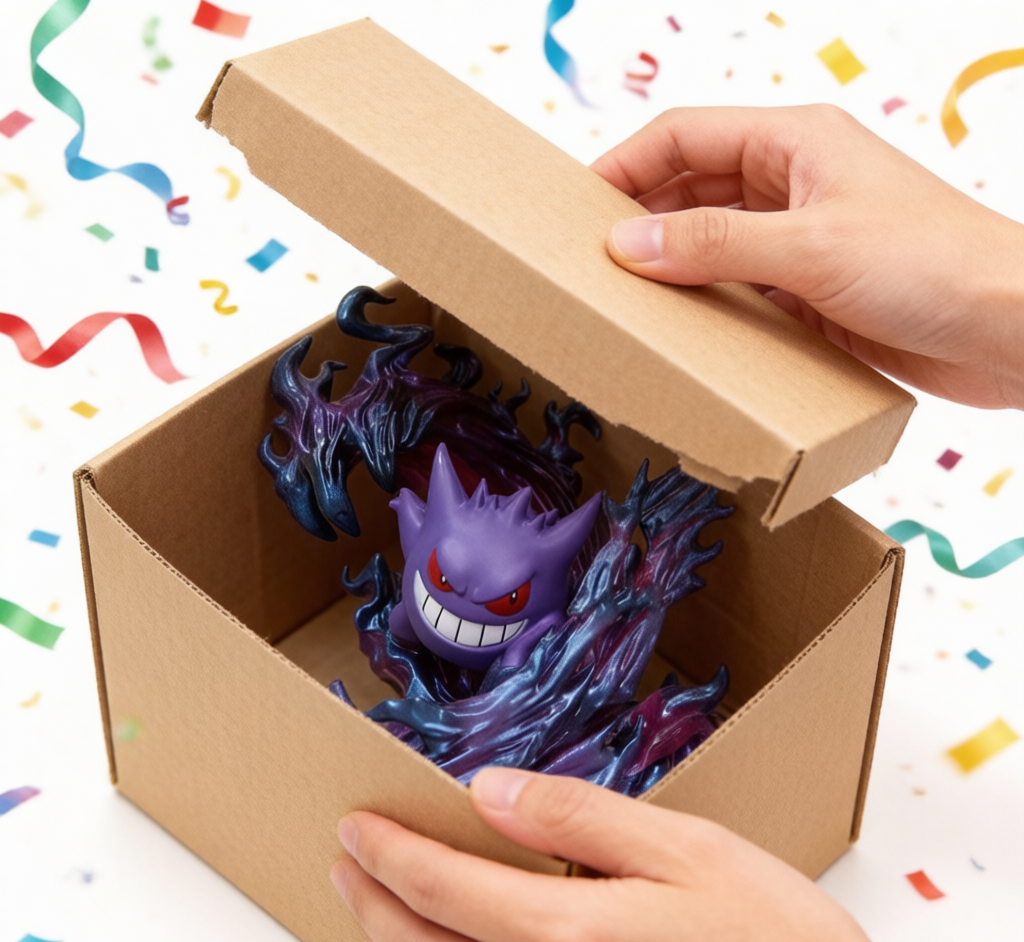 Gengar Figure Ornament - Boxed Collectible Character Statue