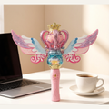 Fairy Wand Bubble Machine for Girls - Magic Handheld Bubble Maker Electric Toy