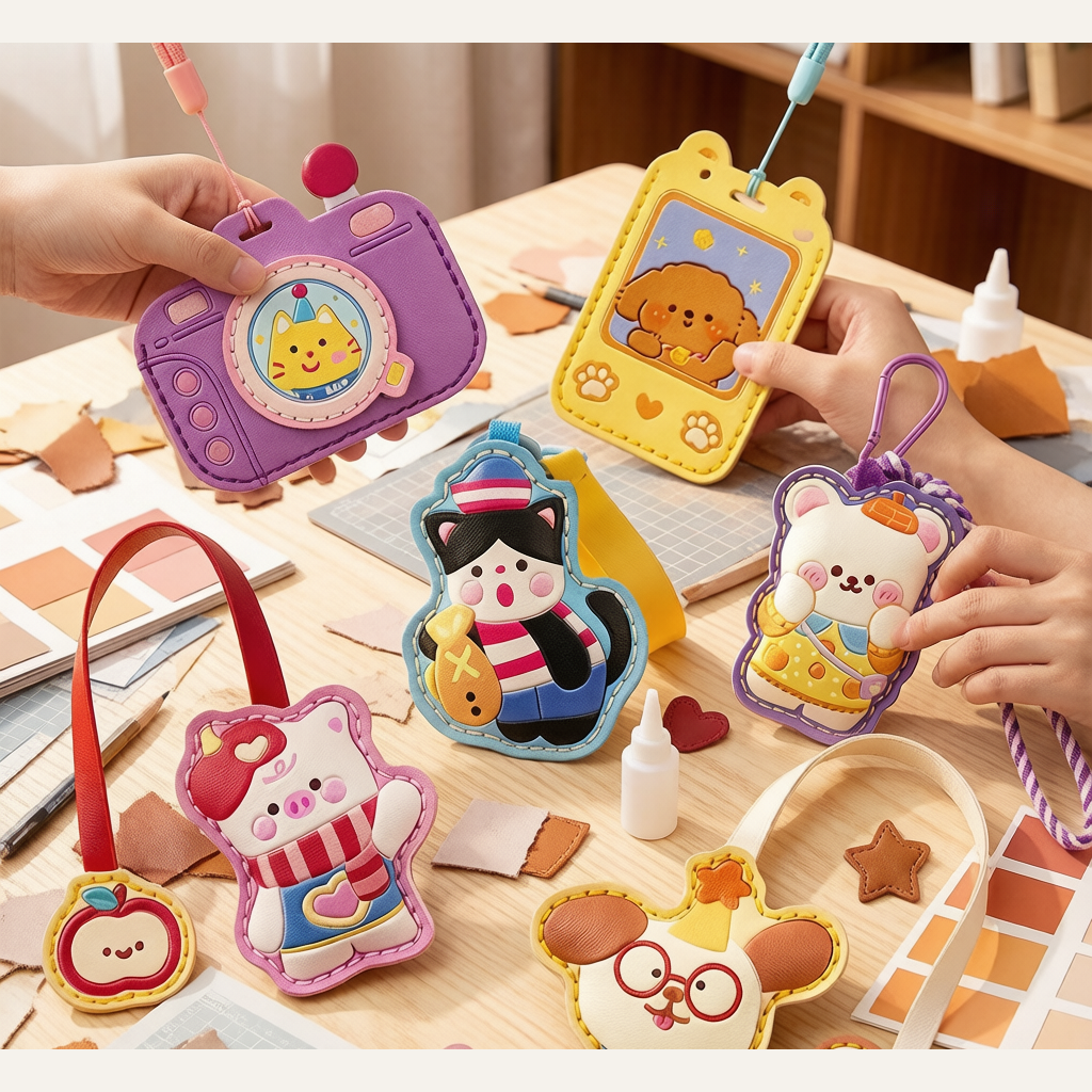 TOI Tuyi Leather Craft Kit - DIY Handmade Pendant Designer Set for Kids