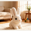 Kids Electric Bunny Toy - Interactive Singing & Moving Rabbit Educational Plush