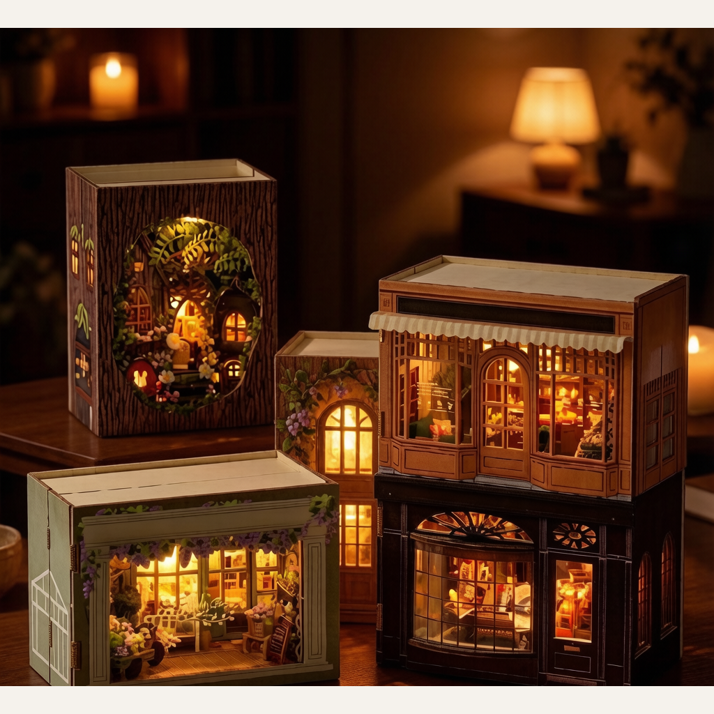 Smart House DIY Cottage - MINI Fantasy Magic Cube No-Cut Paper Set