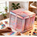 10-in-1 Beaded Treasure Gift Box - Girls' Jewelry Making Craft Kit