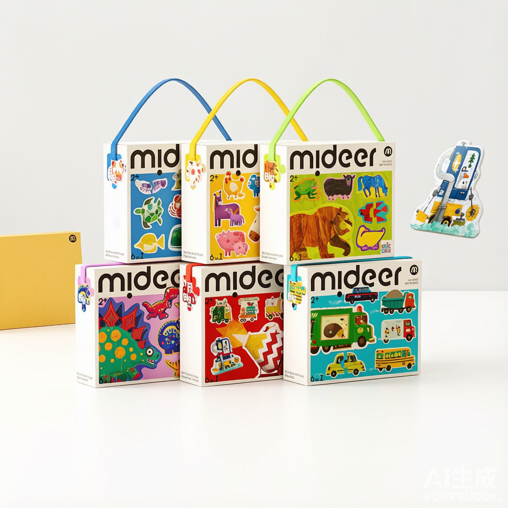 mideer Milu Large Art Puzzle - Artistic Enlightenment Montessori Toy (3-6)
