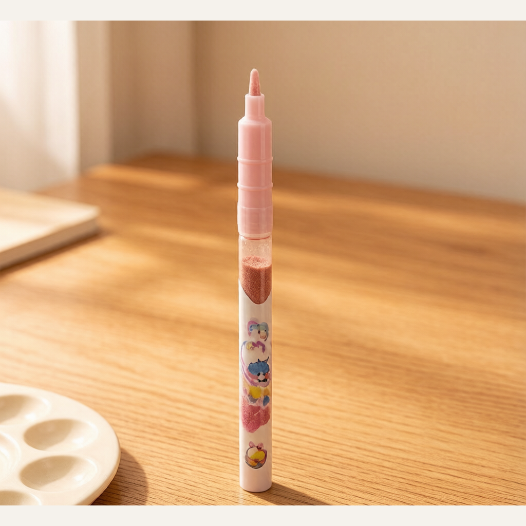 Magic Liquid Sand Art Pen Set - DIY Handmade Craft Gift Box, STEM Parent-Child Creative Kit for Kids